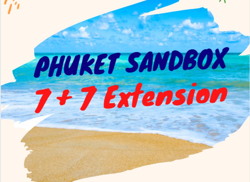 Visit Thailand through Phuket Sandbox 7+7 Extension